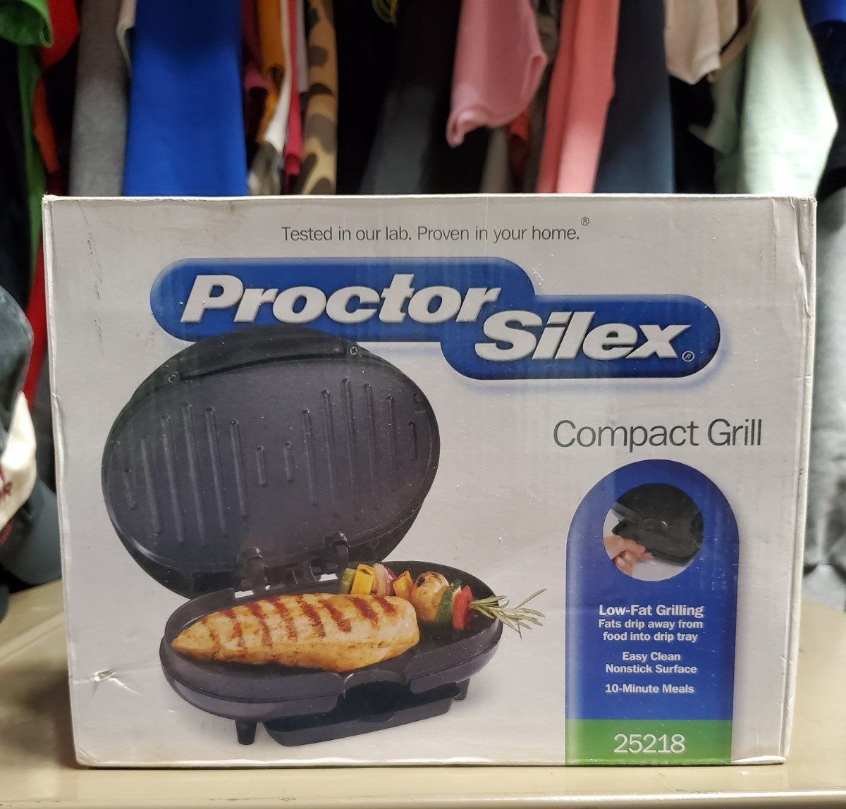 PROCTOR SILEX 25218 Compact Grill NIB