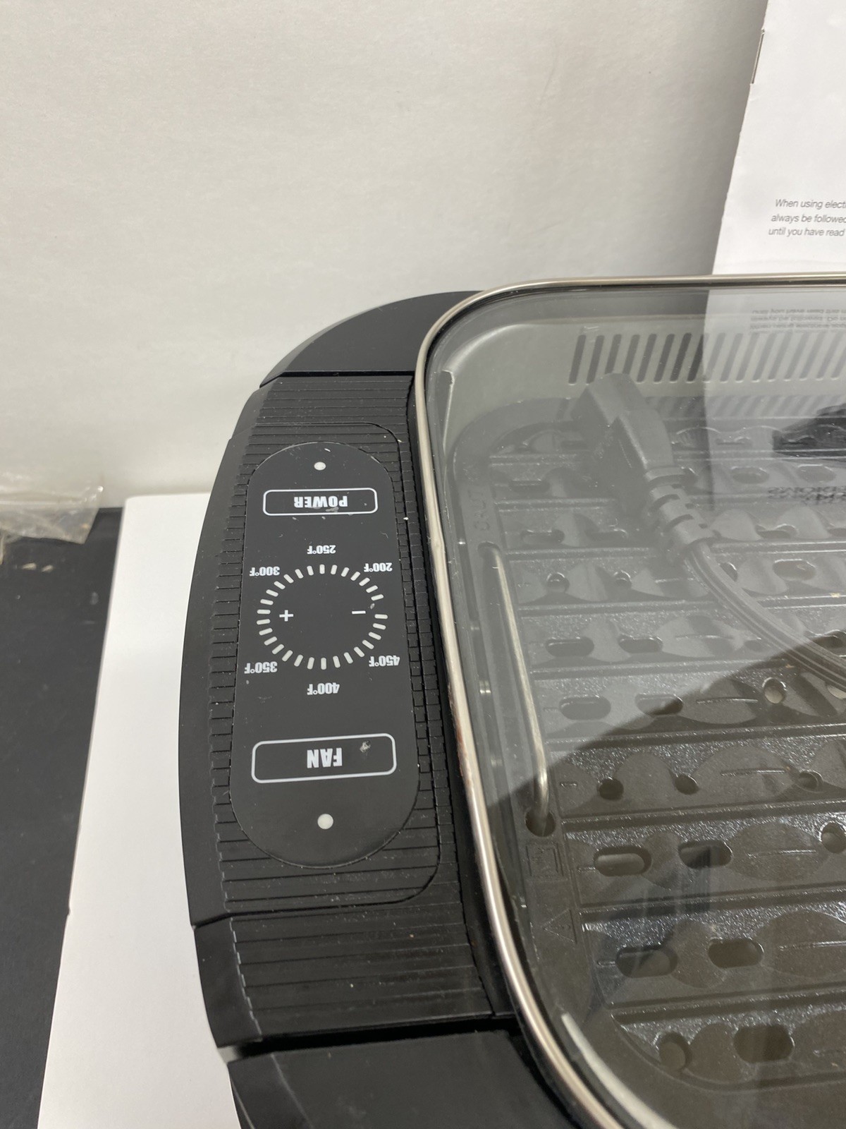 POWER SMOKELESS GRILL PG 1500 – NEW – NO BOX