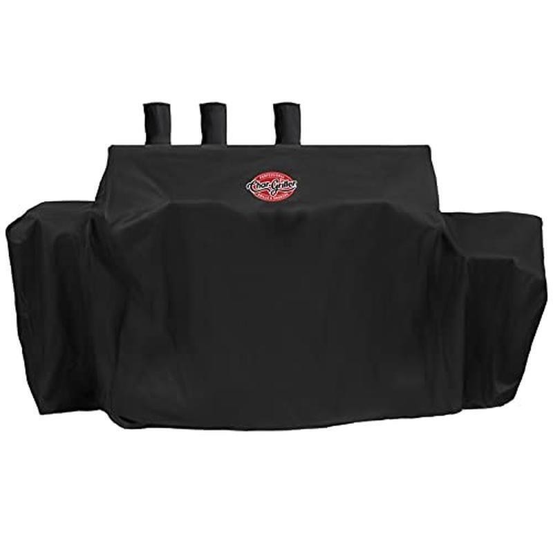 Heavy-Duty Polyester Grill Cover Expandable Outdoor Smoker Protection Custom Fit