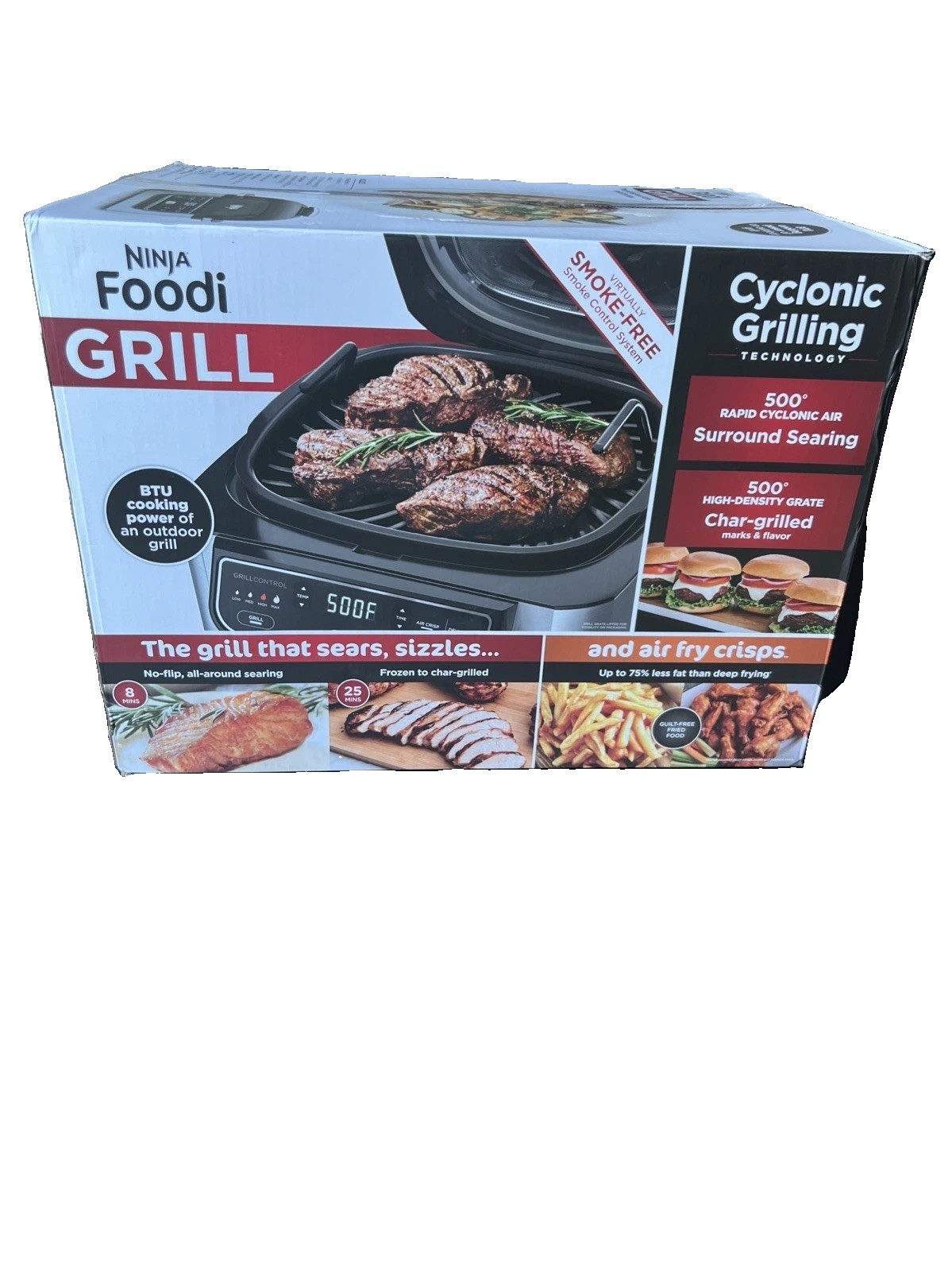 Ninja Foodi 5-in-1 Indoor Grill & Air Fryer AG301/AG302 – Factory Sealed