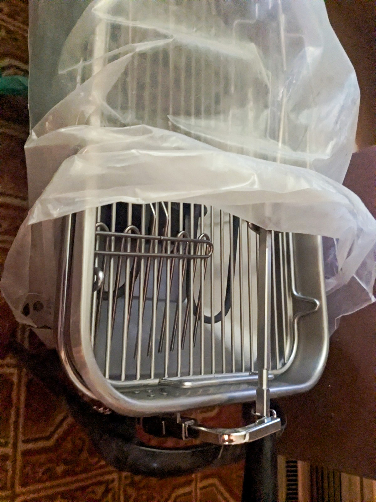 Electric Indoor Open Grill/Griddle, Stainless Steel, Drip Tray, 1250W 120V