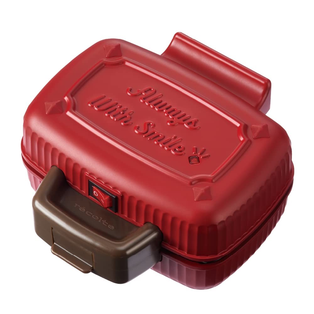 Recolte Mini Hot Sandwich Maker Compact Toastie Press 1 Slice Capacity