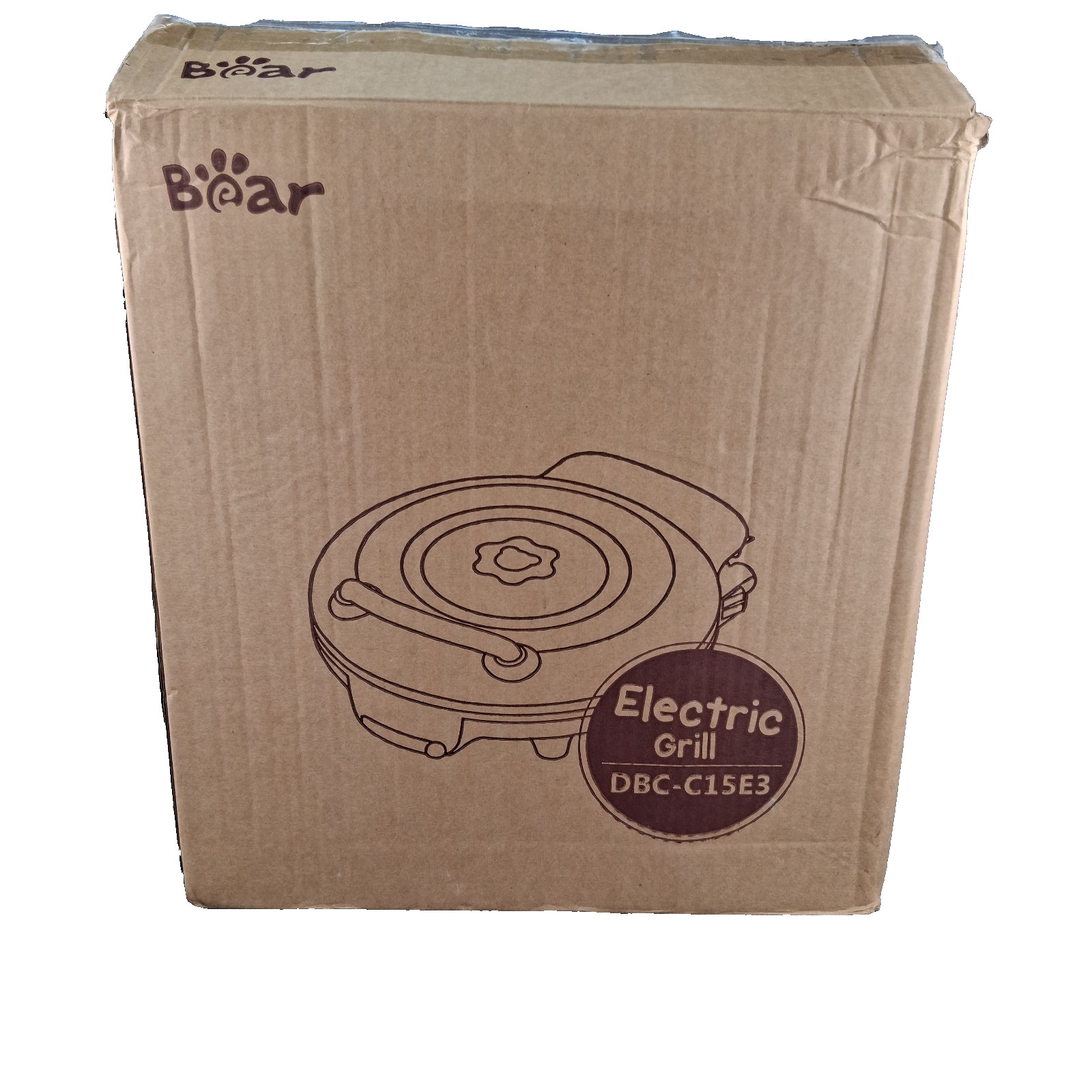 Bear 11.8” 1500W Electric Smokeless Indoor Grill W/ Adjustable Temp Quesadilla