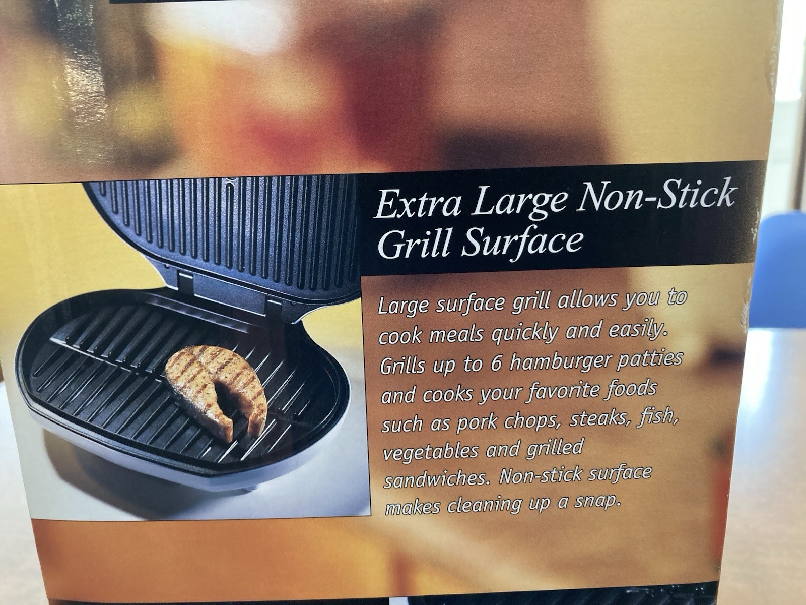 Extra Large Magic Chef Rapid Grill – White- BRAND NEW IN THE BOX