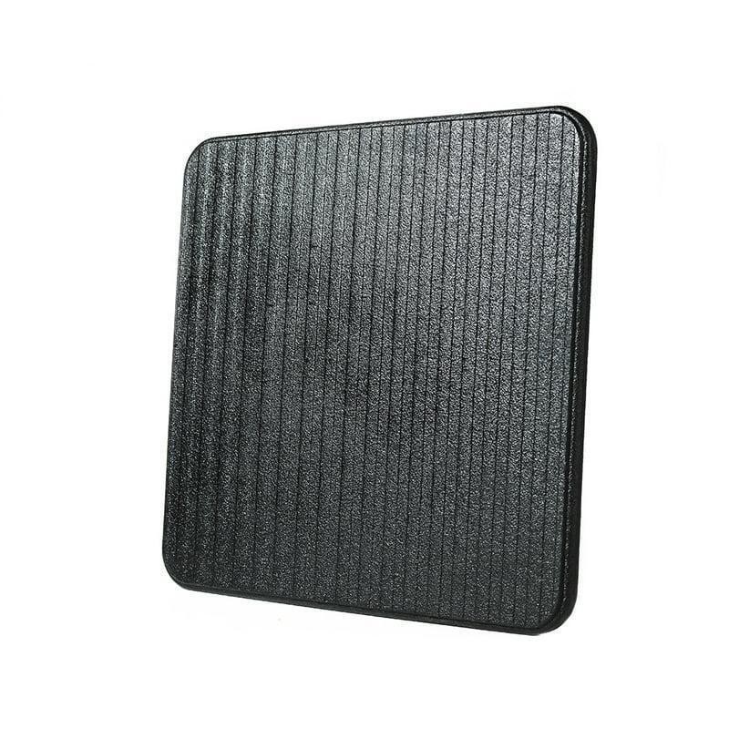 XL Cast Iron Griddle Press Heat-Resistant Handle Prevents Bacon Curling New