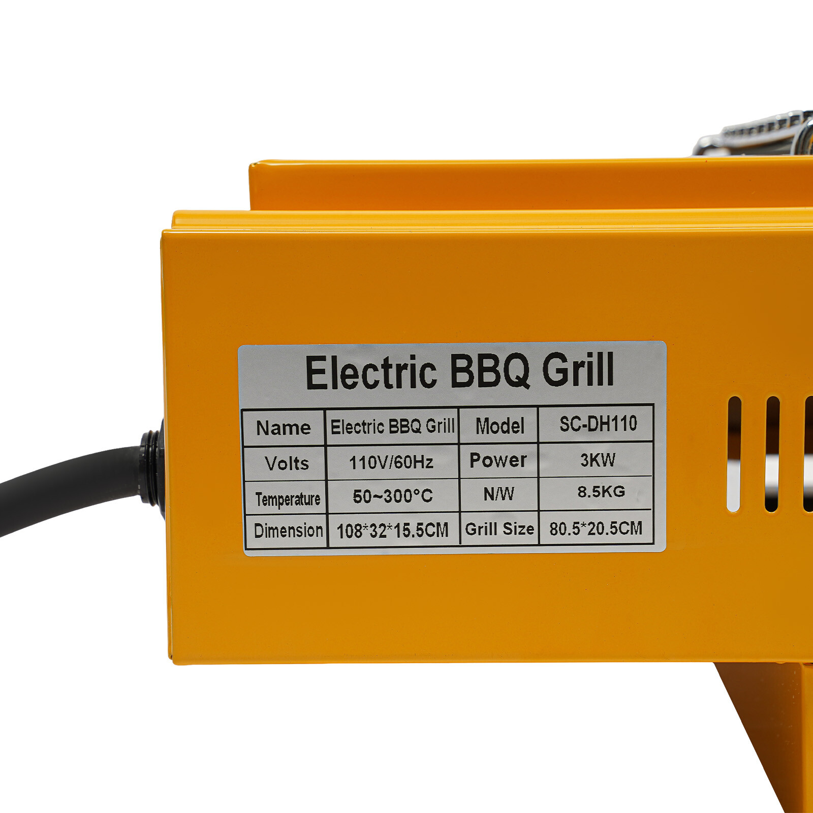 3kw Bbq Grill, Electric Portable Barbecue Grill, Electric Griller For Parties