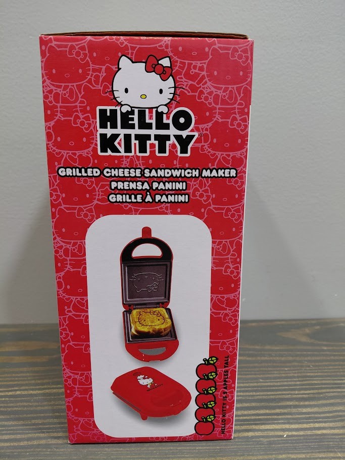 Hello Kitty Grilled Cheese Maker Non-Stick Sandwich Press