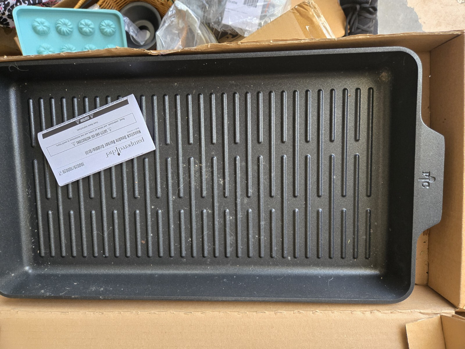 Pampered Chef Double Burner Rare New in the box!