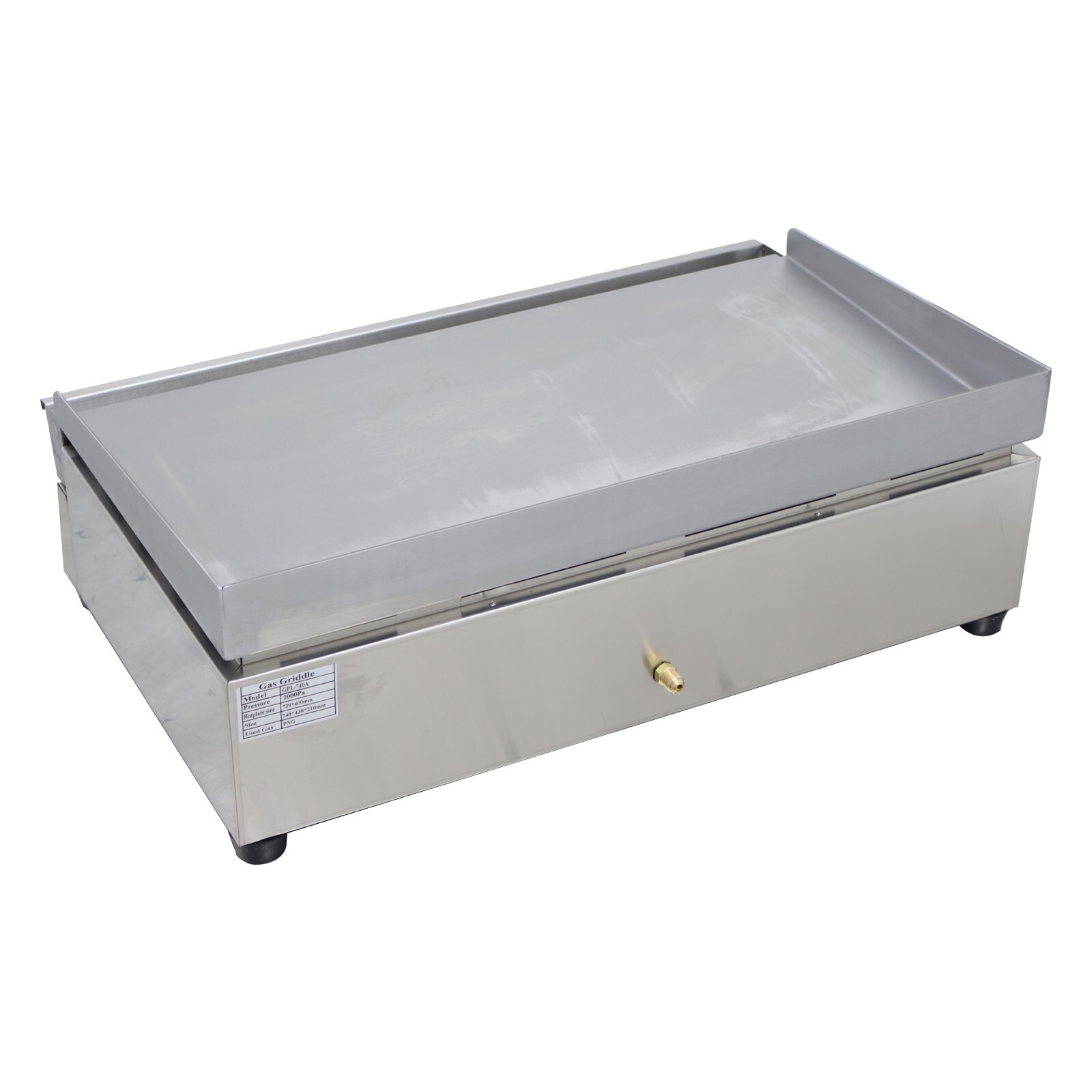 Stainless Steel Commercial Home Grill Griddle Camp Countertop Flat Cooking Gridd