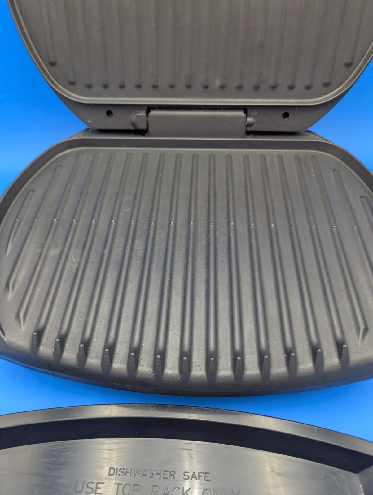 George Foreman GR36BW Fat Grilling Machine FAMILY SIZE BUN WARMER w/ Drip Tray