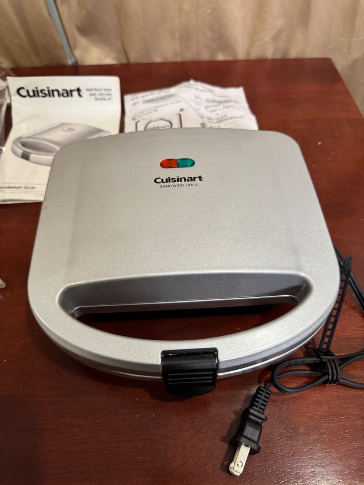 Cuisinart WM-SW2N Countertop Cooking Dual Non-Stick Sandwich Grill Maker