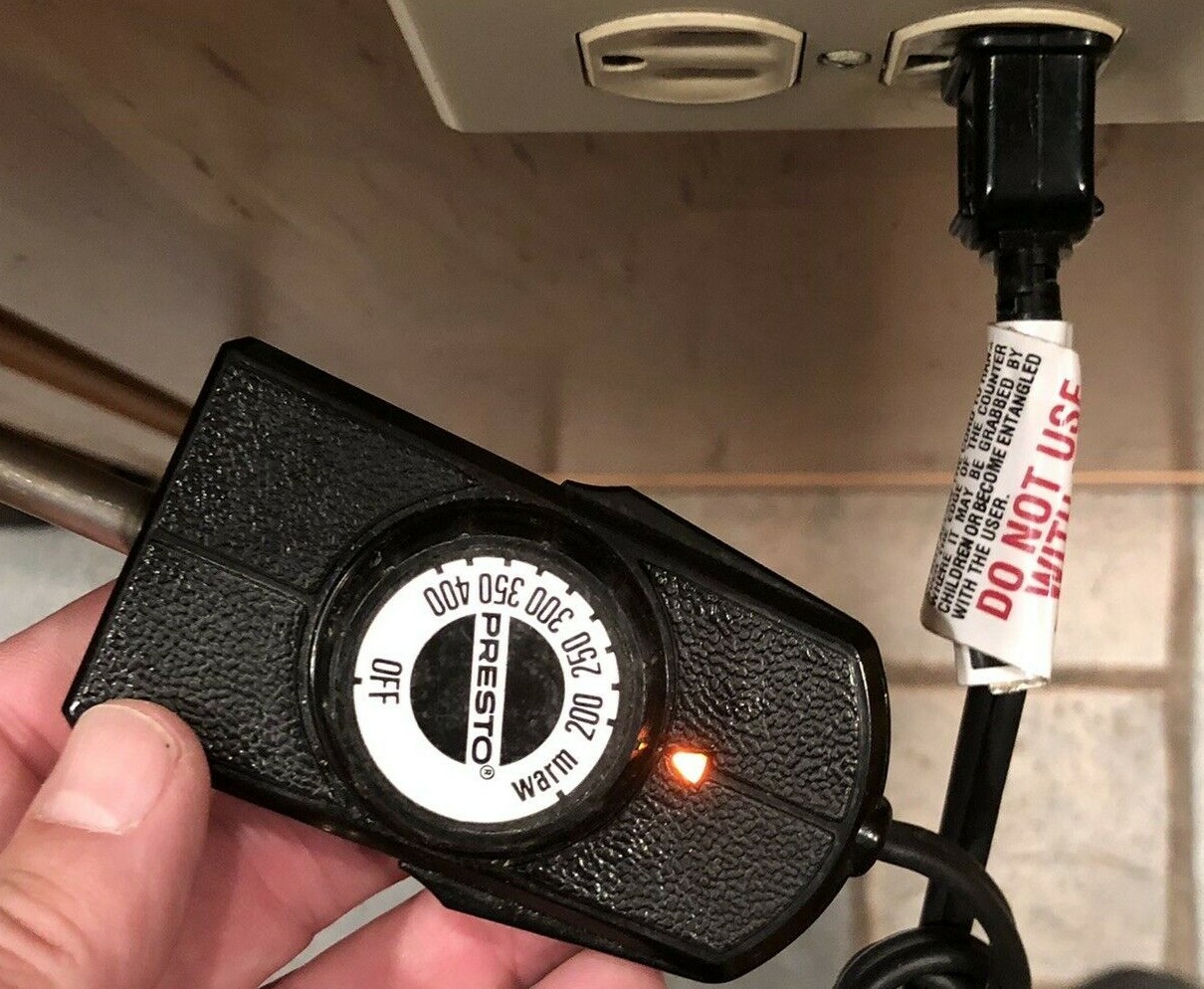 PRESTO Electric Griddle Temperature Control Probe Heat Power Cord 06900 Mexico