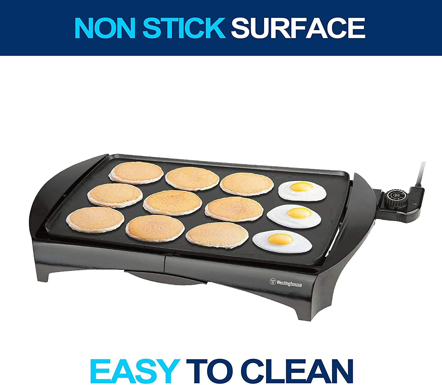 Westinghouse 220 volt griddle Family Size grill 220 Volts (NOT FOR USE In USA)