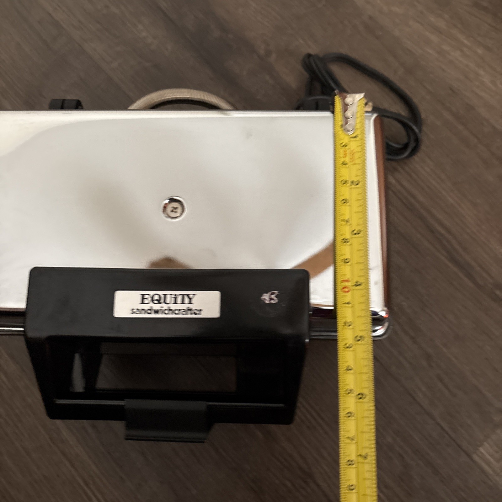 🌹Vintage Chrome Equity Sandwichcrafter SG3 Electric Sandwich Grill 900W