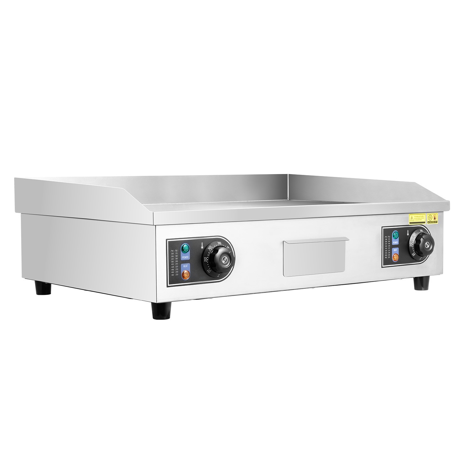 Uimoso Commercial Electric Flat Top Griddle Grill 25.79 x 15.75 inch (No Plug)