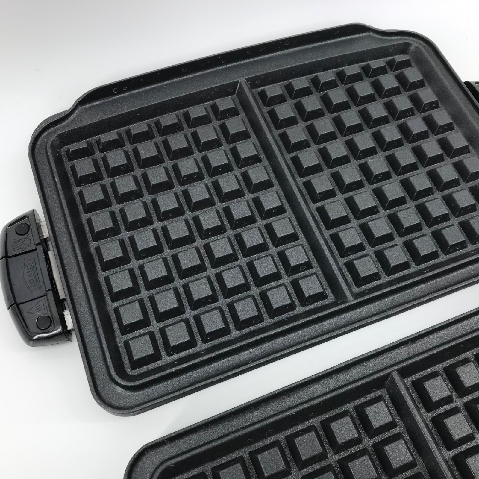 George Foreman EVOLVE Electric Grill Griddle Waffle Plates SK-2610 Upper & Lower