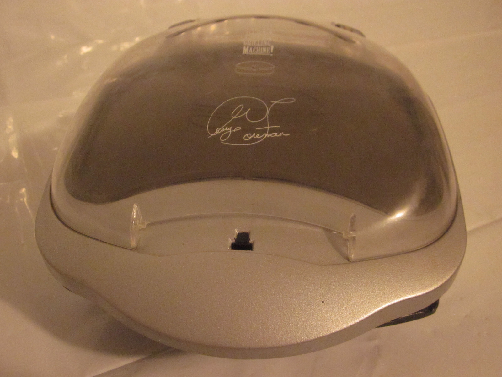 George Foreman Lean Mean Fat Reducing Grilling Machine w/ Bun Warmer GR10ABW
