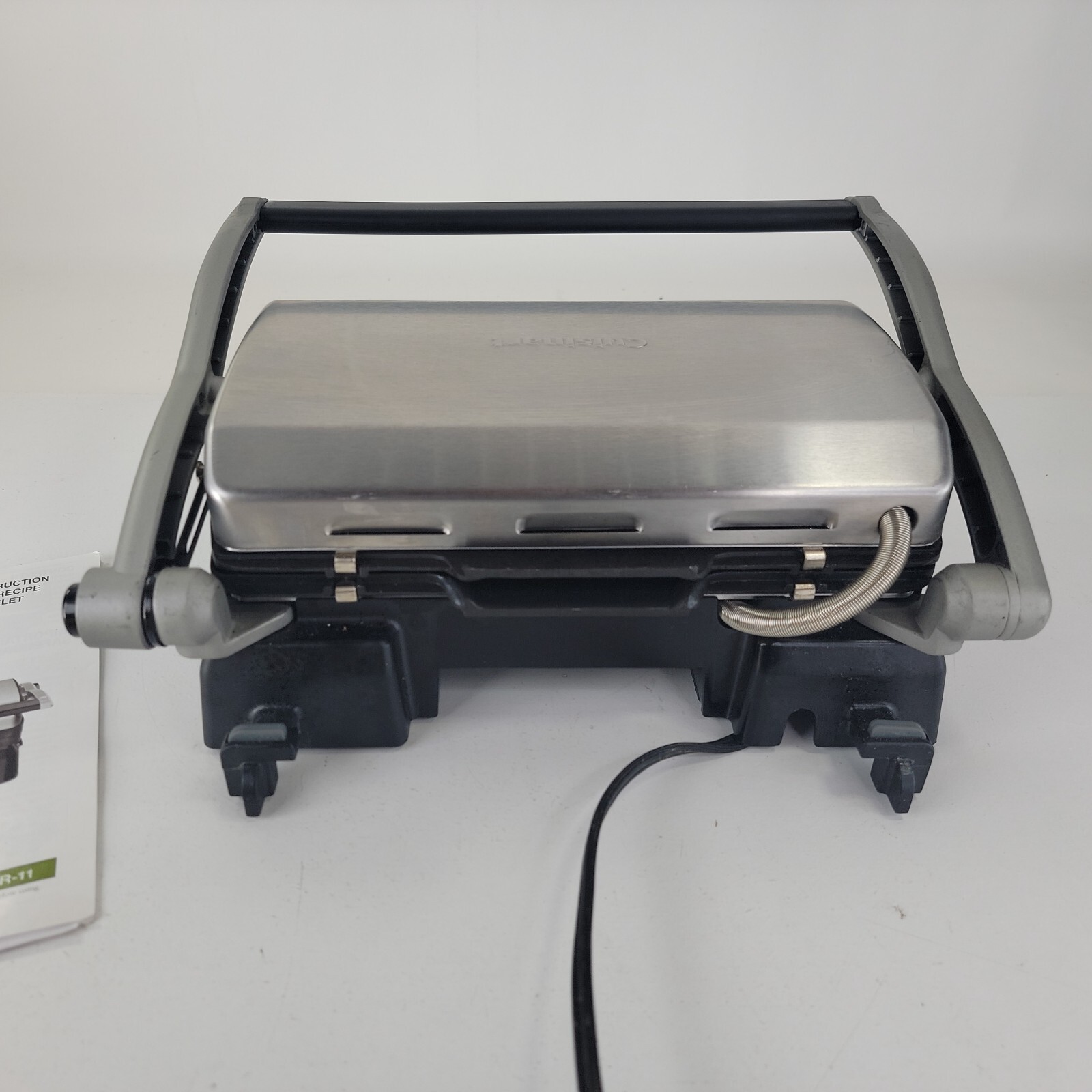 Cuisinart Grill & Panini Press Griddler Series GR-11 w Manual, Floating Hinge