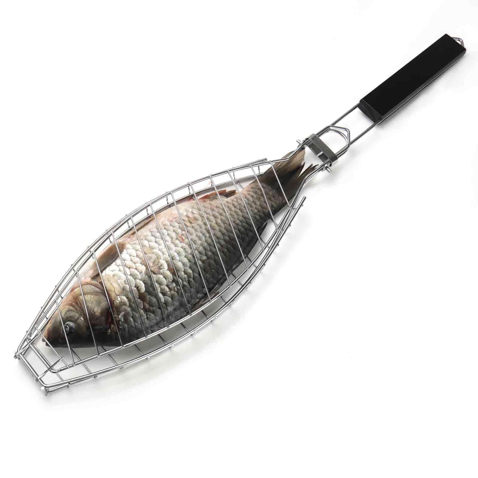 shidaishiye Fish Grill Basket, 25 inch x 6.15 x 1.2 inch, plating