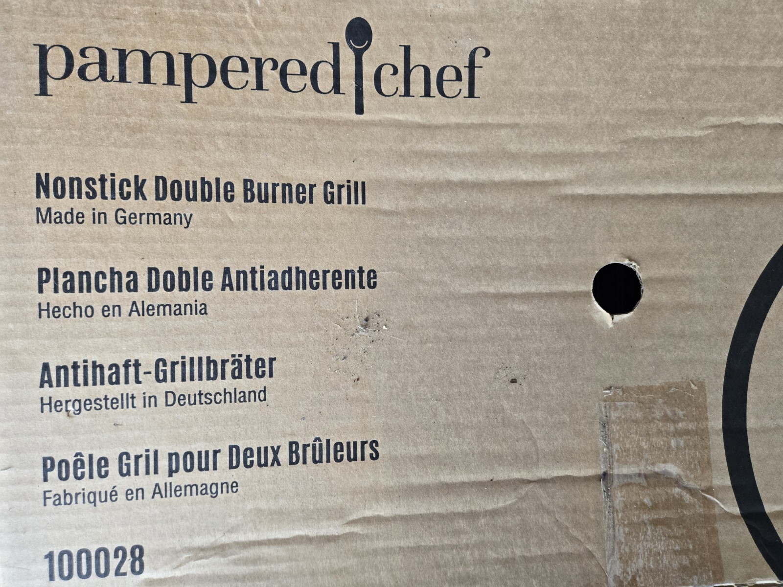 Pampered Chef Double Burner Rare New in the box!