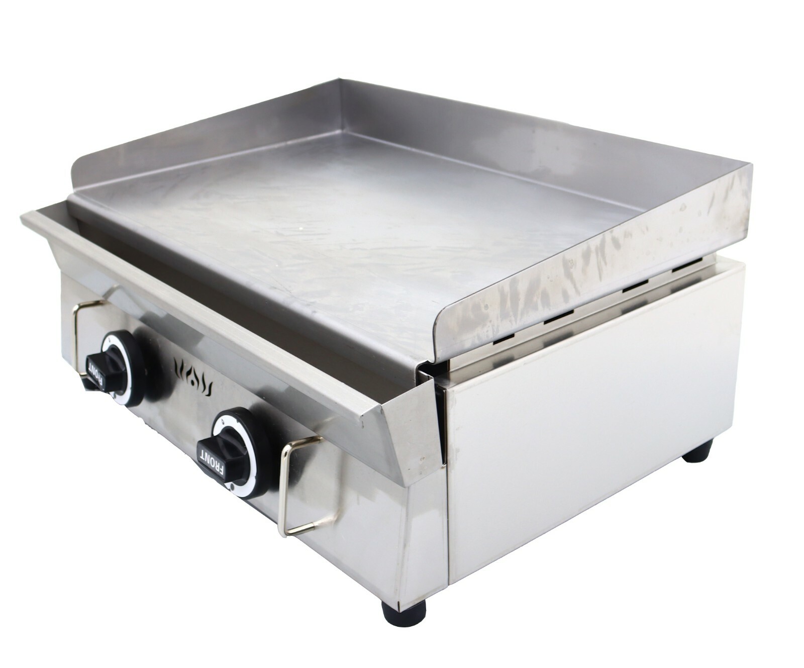 21” Commercial LPG Gas Griddle Countertop Non-Stick Flat Grill Stainless Steel