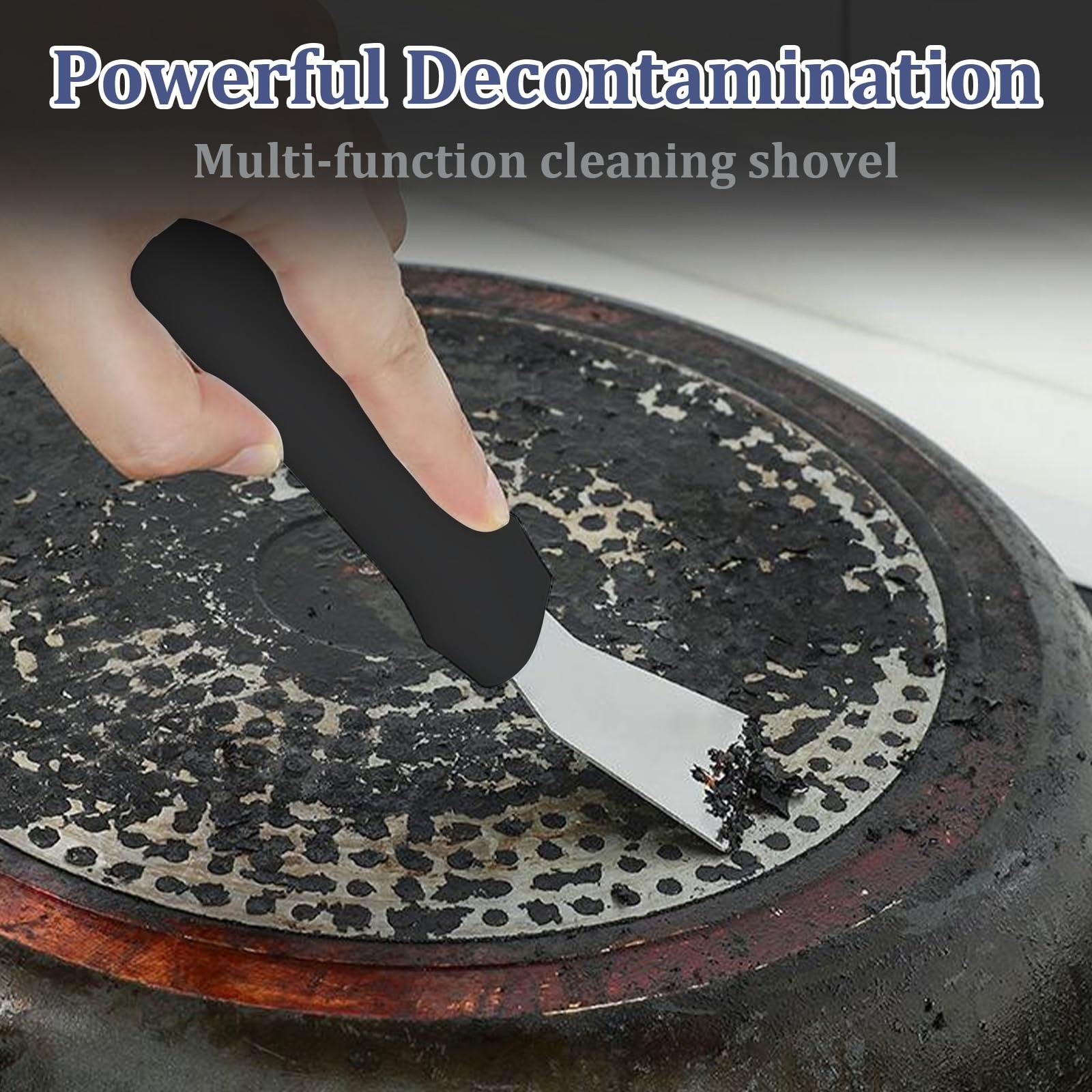 2Pack Metal Small Scraper Stainless Steel Cleaning Griddle Tool Oven…