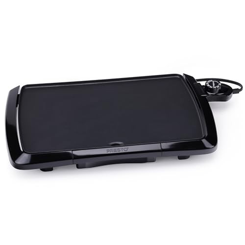 Presto 07047 Cool Touch Electric Griddle Non-Stick, Adjustable Temp