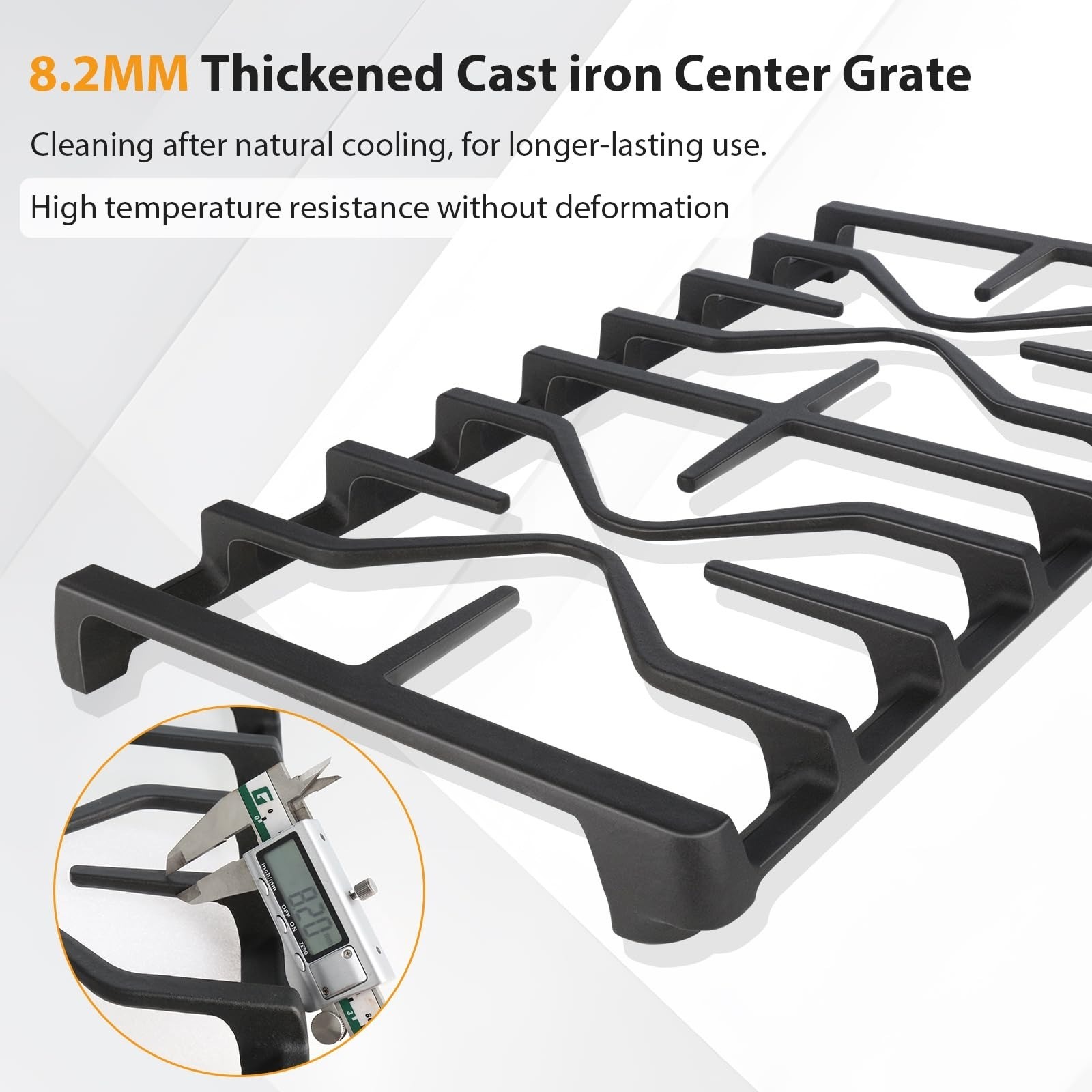 FlameDuty Cast Iron Griddle Replacement for GE Stove – WB31X27151