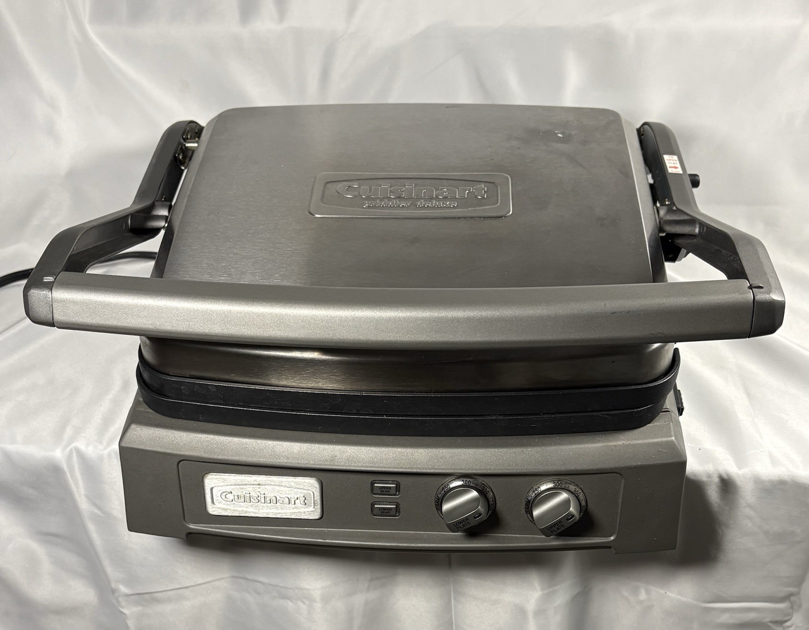 CUISINART GR-150 Griddler Deluxe Tabletop Electric Grill Excellent Condition