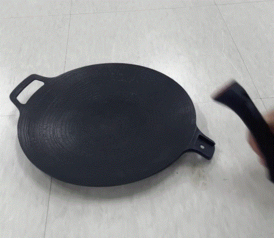MADE IN KOREA Nonstick Premium LED LIGHT Handle Detachable Induction Griddle