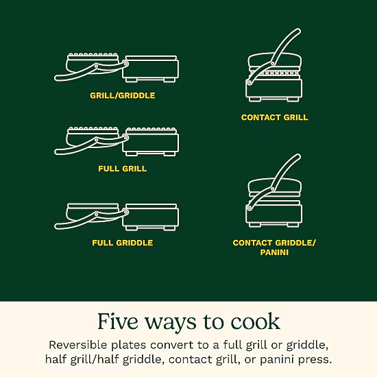 3-in-1 Indoor Grill Griddle & Panini Press Electric Cooker FREE SHIPINGG
