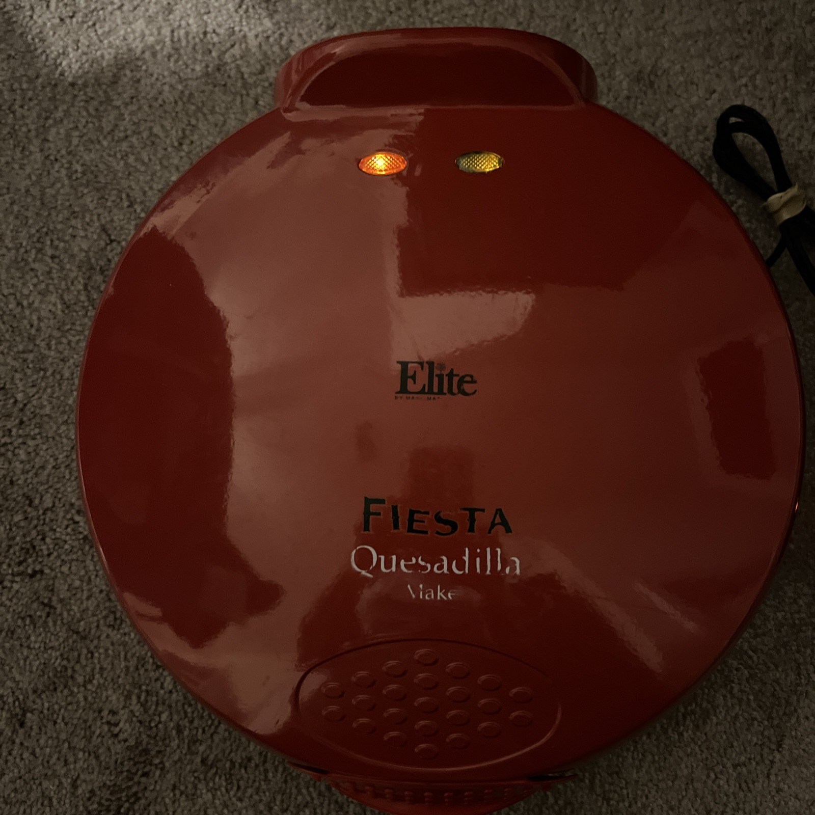 Elite Cuisine By Maximatic EQD-118 Elite Cuisine Quesadilla Maker 11-inch Red