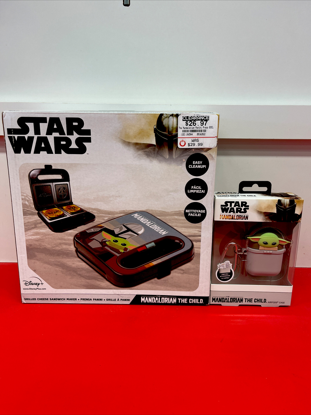 star wars grilled cheese maker And Baby Yoda AirPods Case Clearance Price!