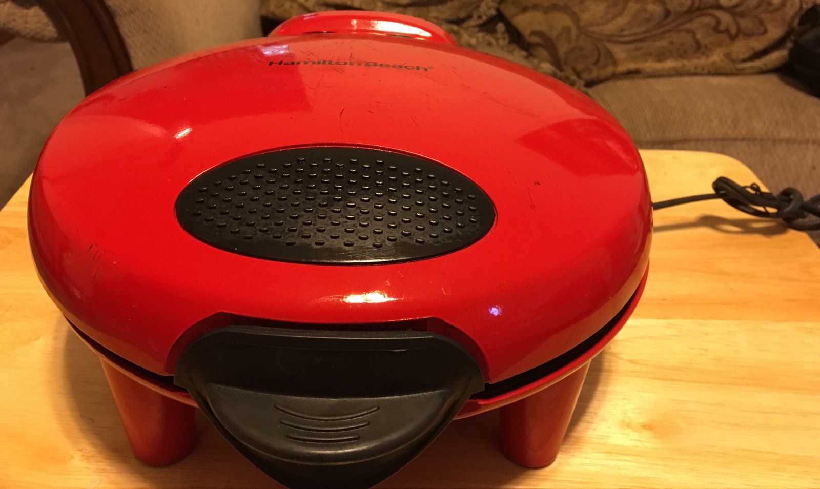 Hamilton Beach Red Quesadilla Maker Cooker Machine, Nonstick ~ Mint Condition!
