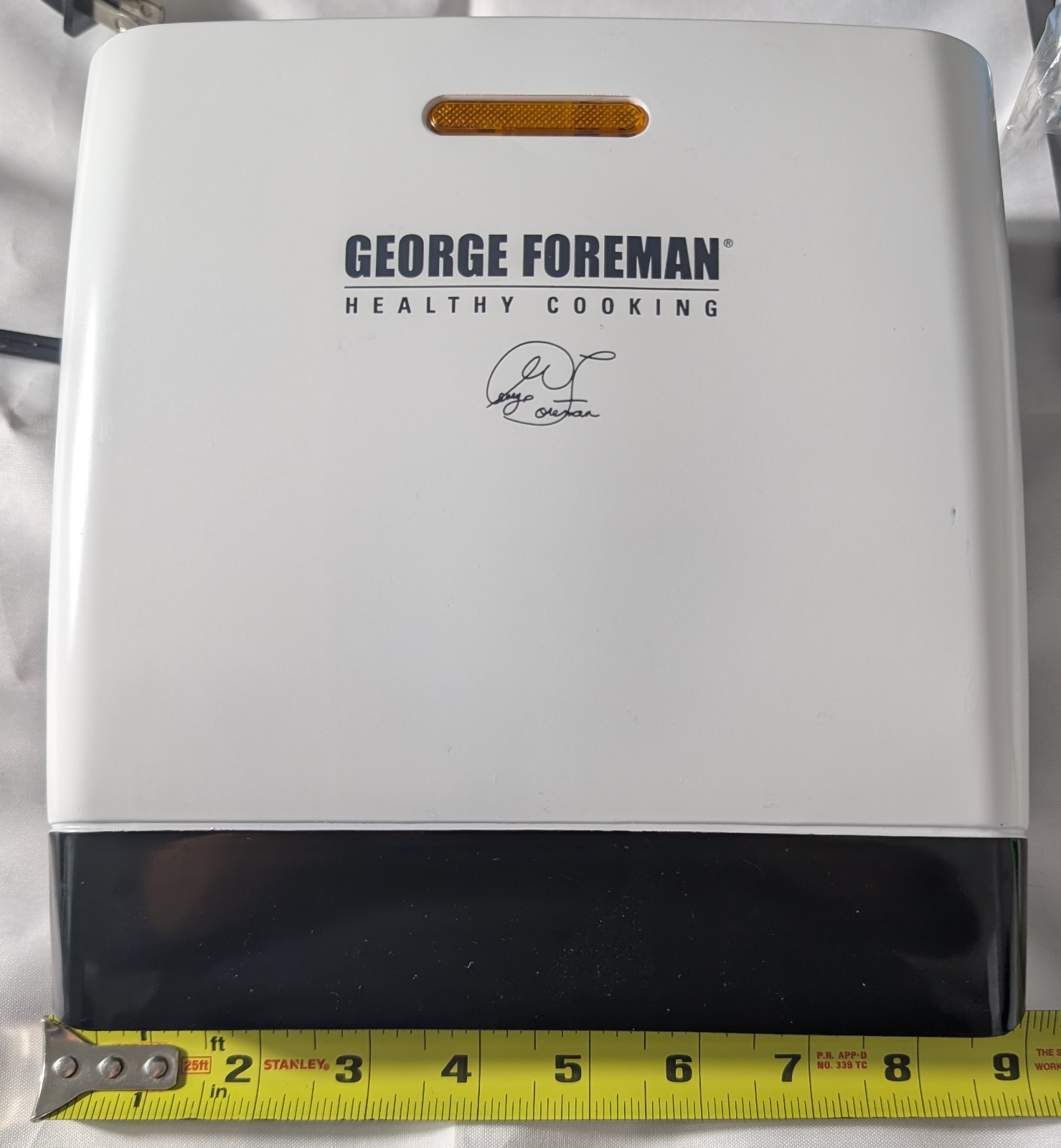 GEORGE FOREMAN Healthy Cooking Super Champ Vari-Temp Non-Stick Food Grill, New
