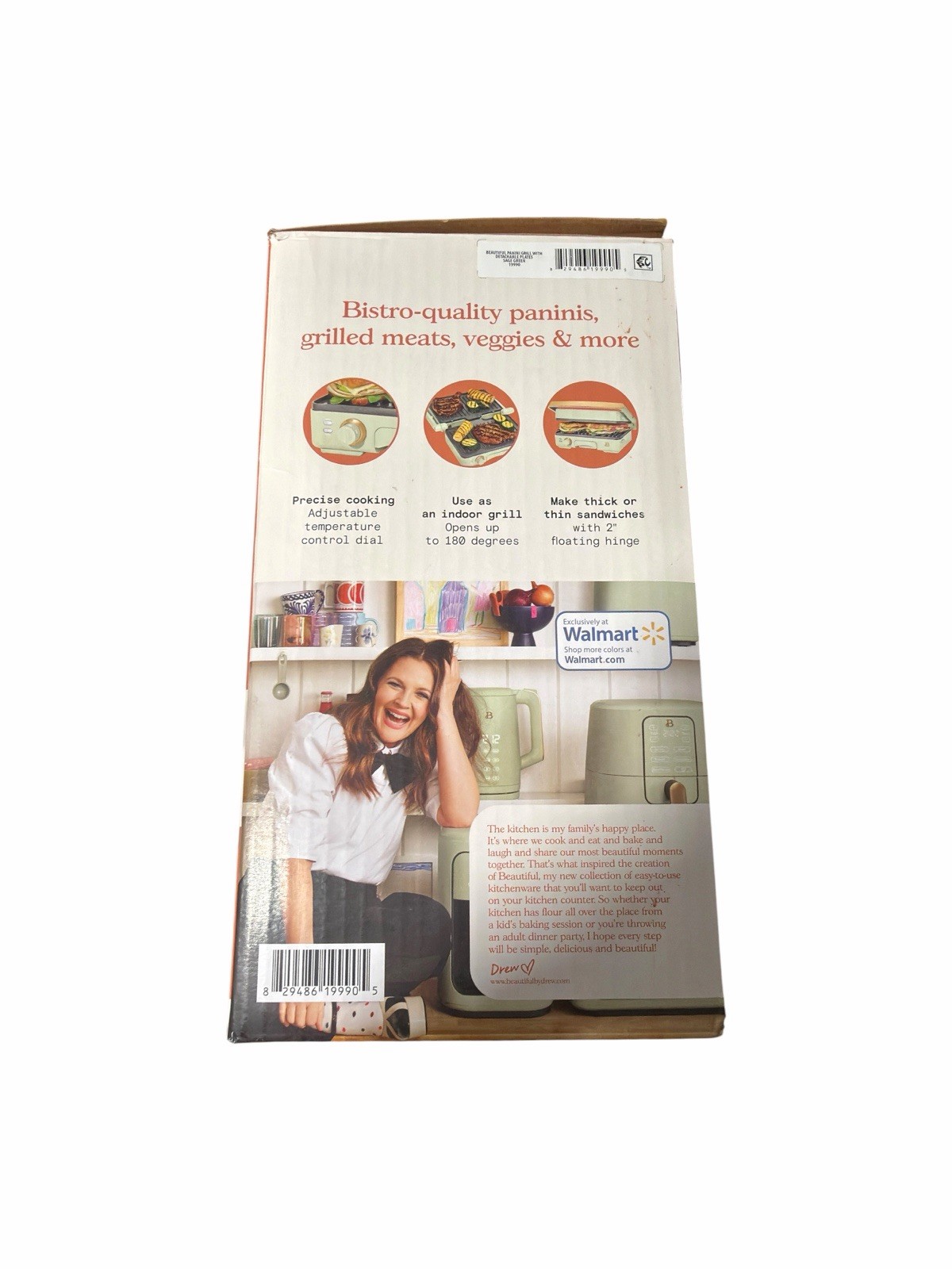 Beautiful 2-in-1 Panini Press & Grill Sage Green | New in Box | 1200W Indoor New