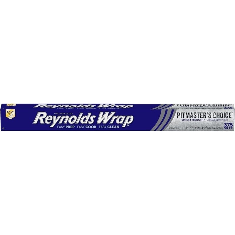 Extra Thick Aluminum Foil Roll 25ft Heavy Duty BBQ Grill Wrap Pitmaster Choice