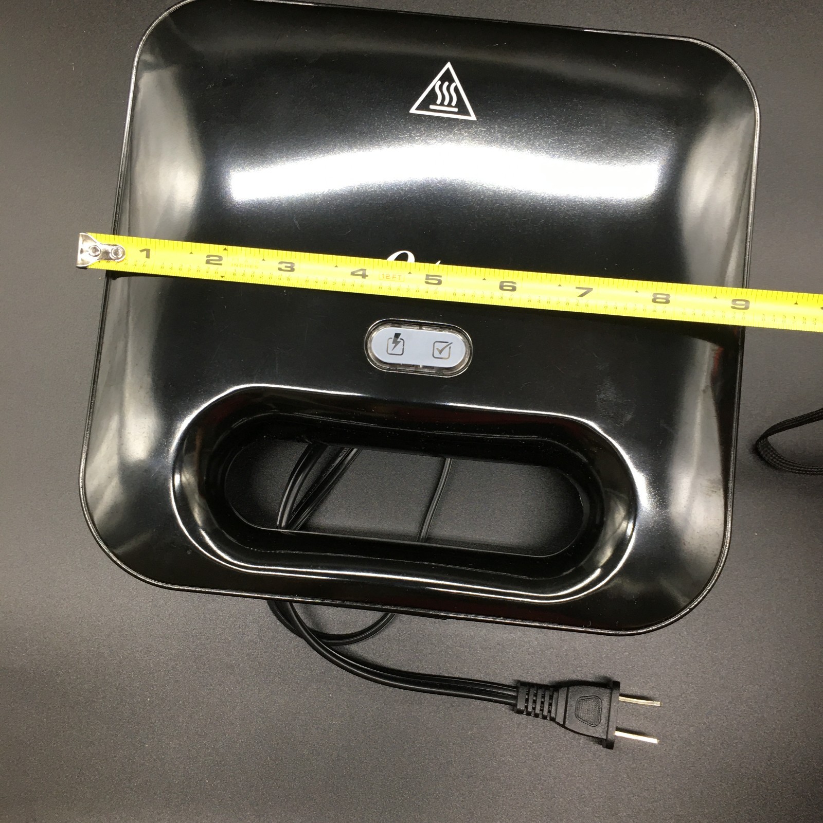 Oster Diamond Black Nonstick Sandwich Maker Electric Grill # CKSTSM2885