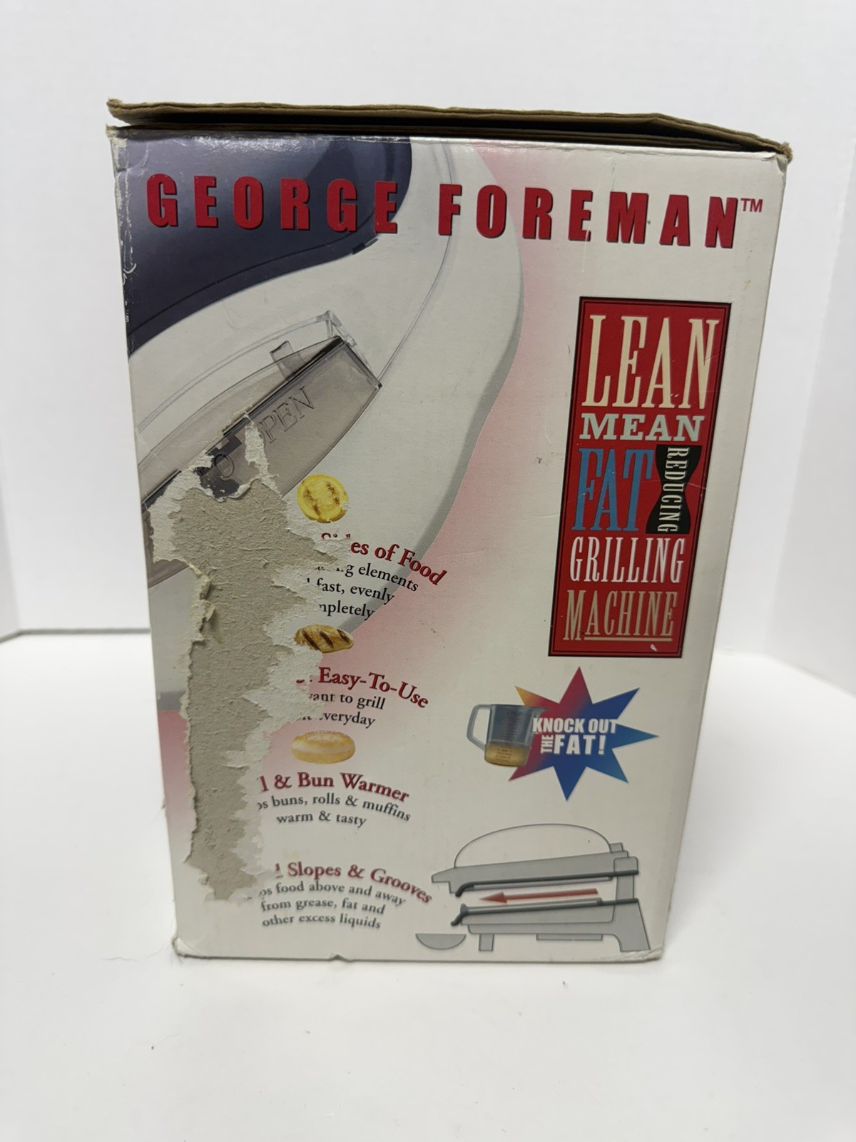 George Foreman lean mean Grilling Machine Model GR10ABW