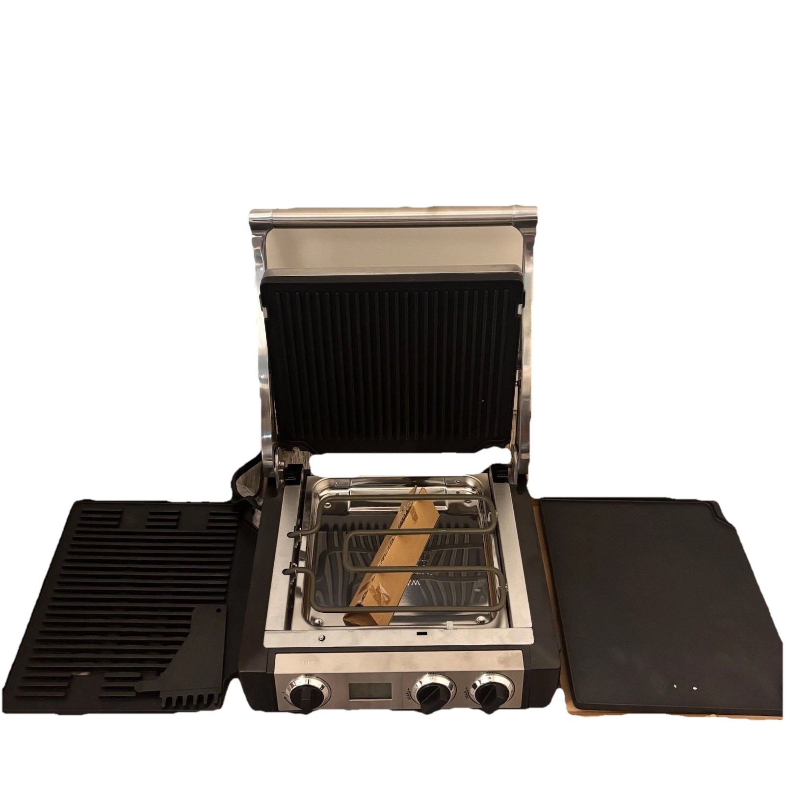 Wolfgang Puck Electric 5-in-1 Grill Griddle Dual Temperature Control BCGL1000 W