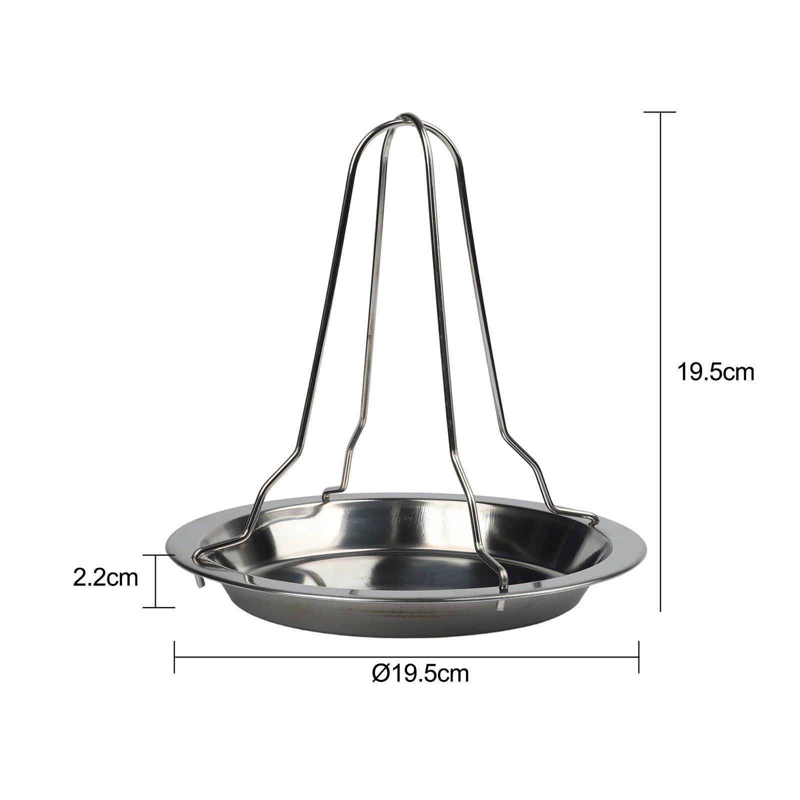 Compact Vertical Chicken Roaster 195cm Stainless Steel for Home and Party Use