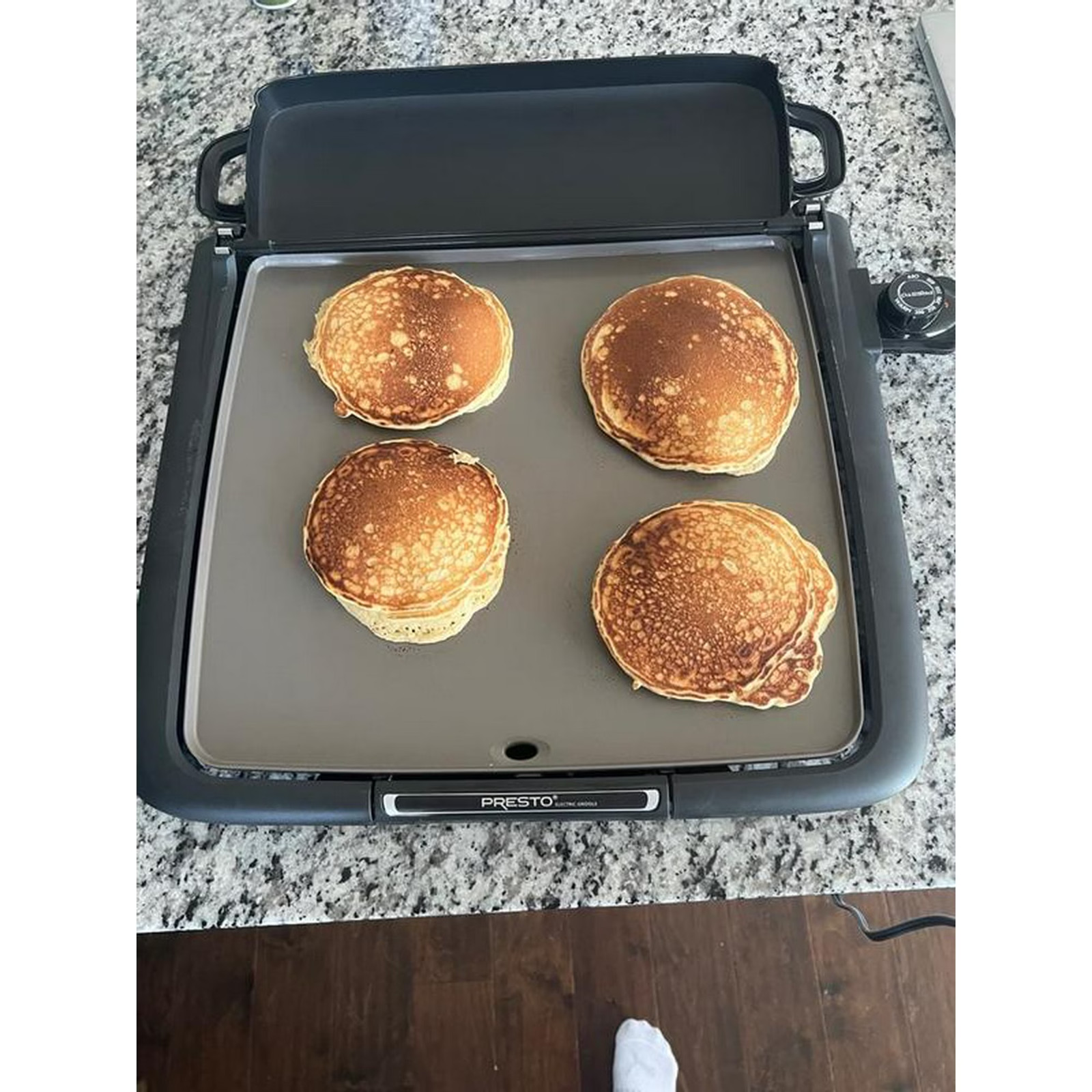 Presto Ceramic Electric Griddle/Warmer Plus, Black 07024