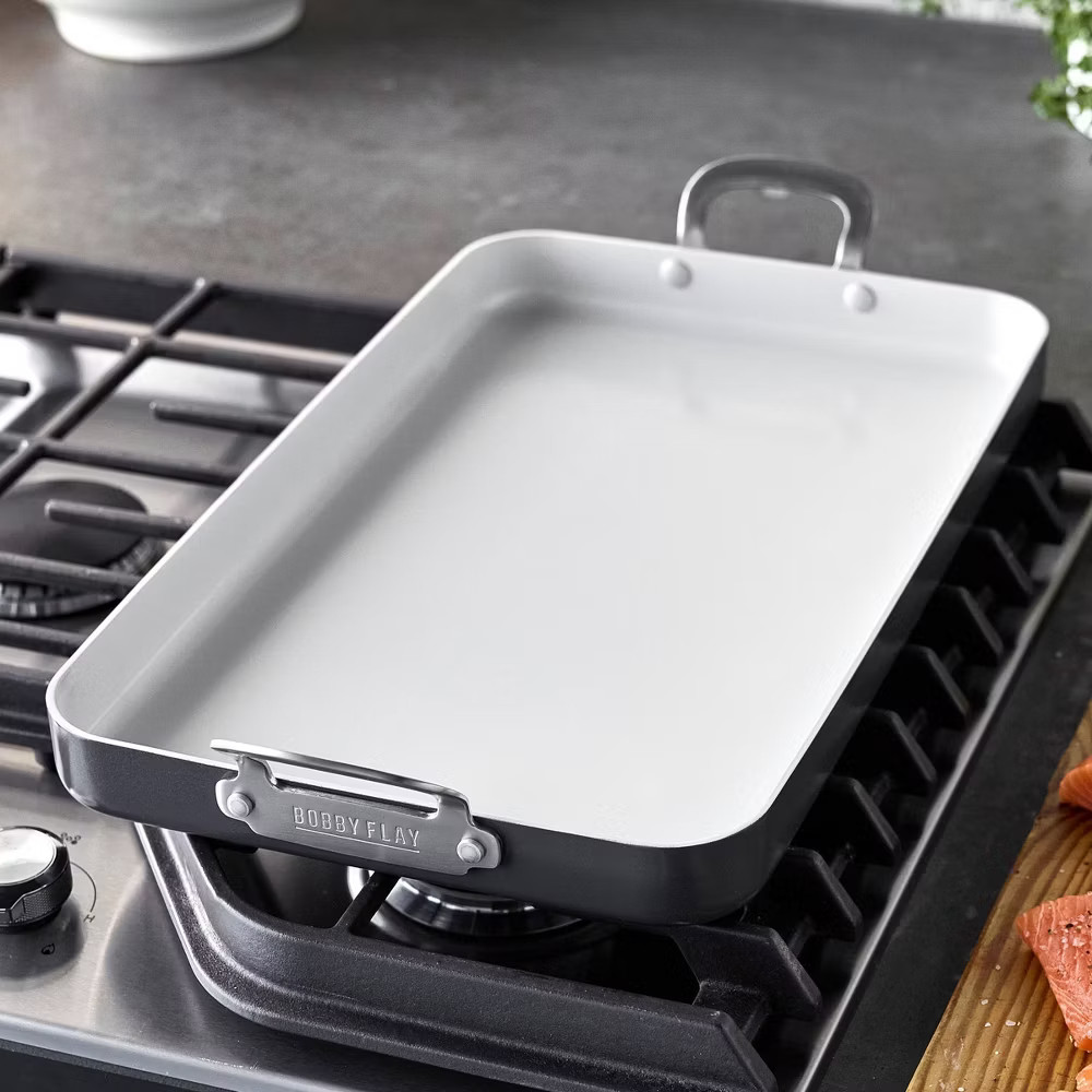 Bobby Flay by GreenPan 8″x11″ Professional Ceramic Nonstick Double Burner