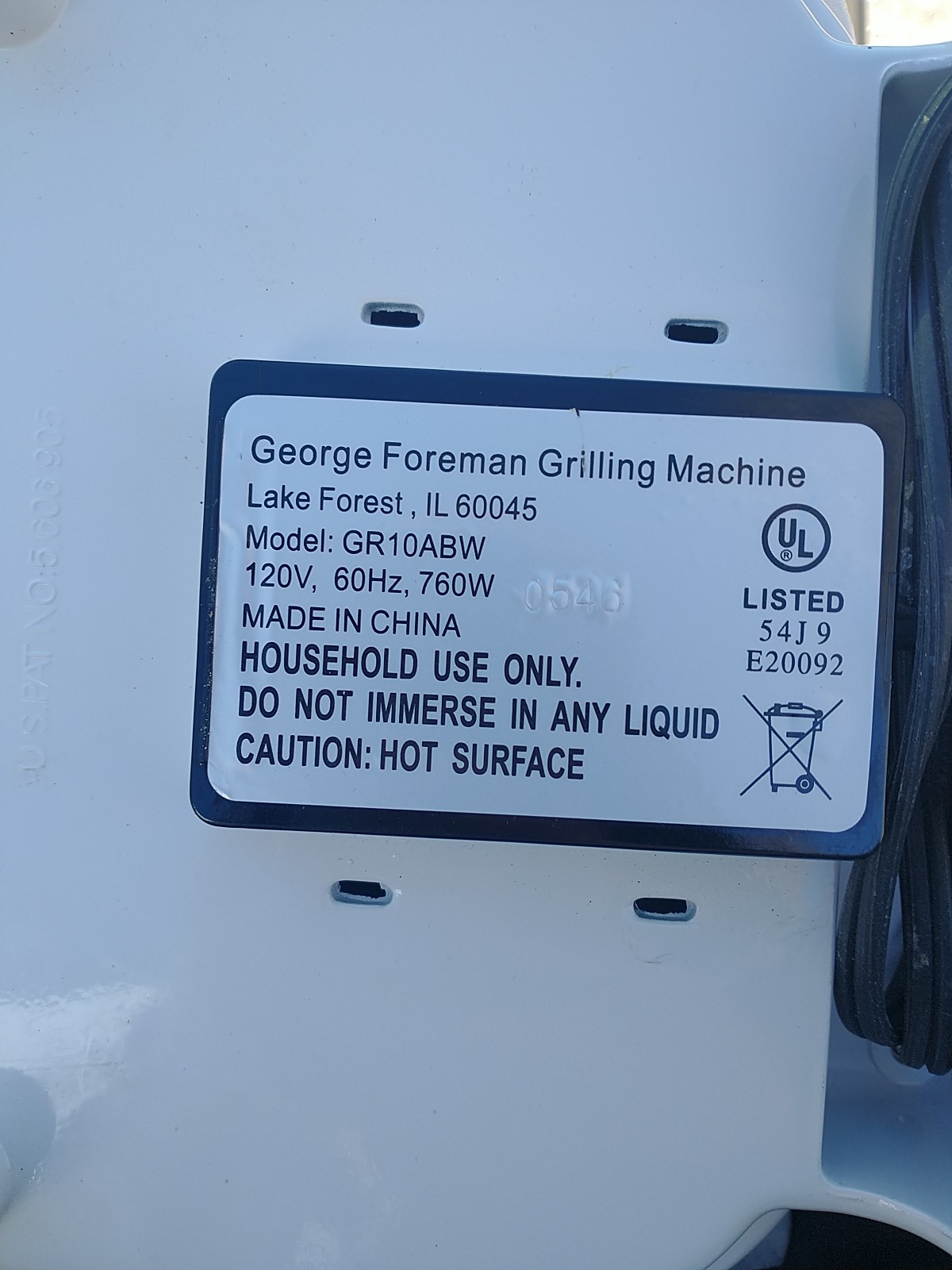 george foreman grill