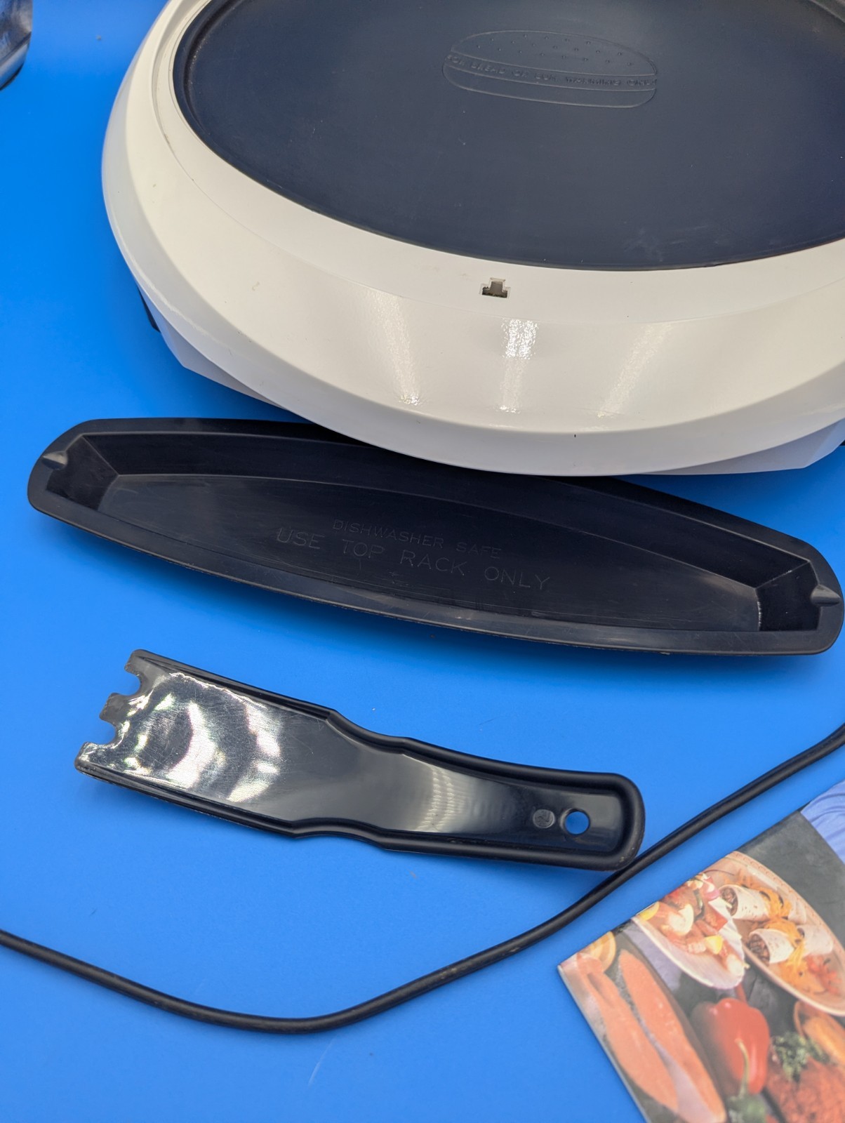 George Foreman GR36BW Fat Grilling Machine FAMILY SIZE BUN WARMER w/ Drip Tray
