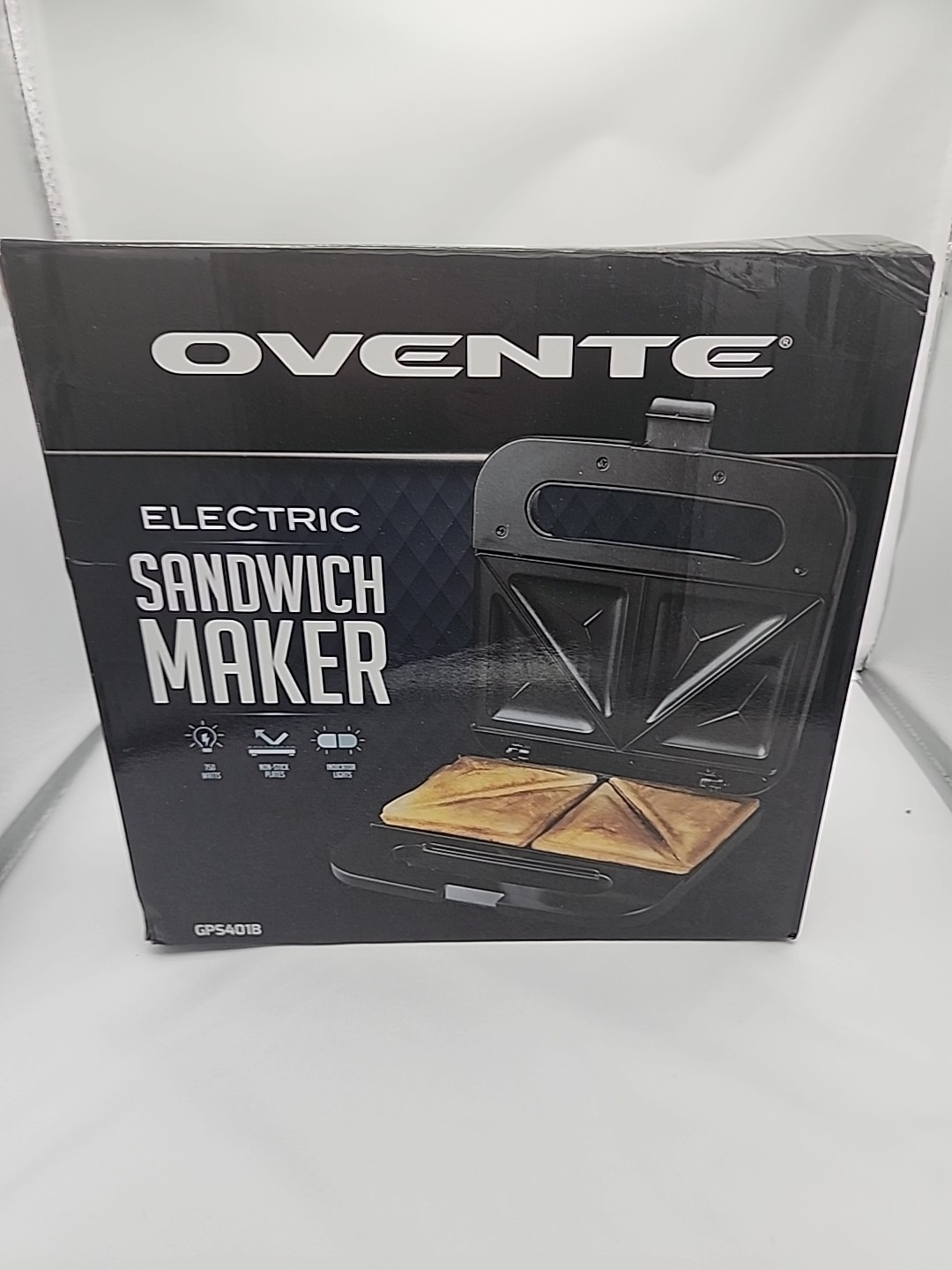 OVENTE GPS401B Sandwich Grill Maker – Black