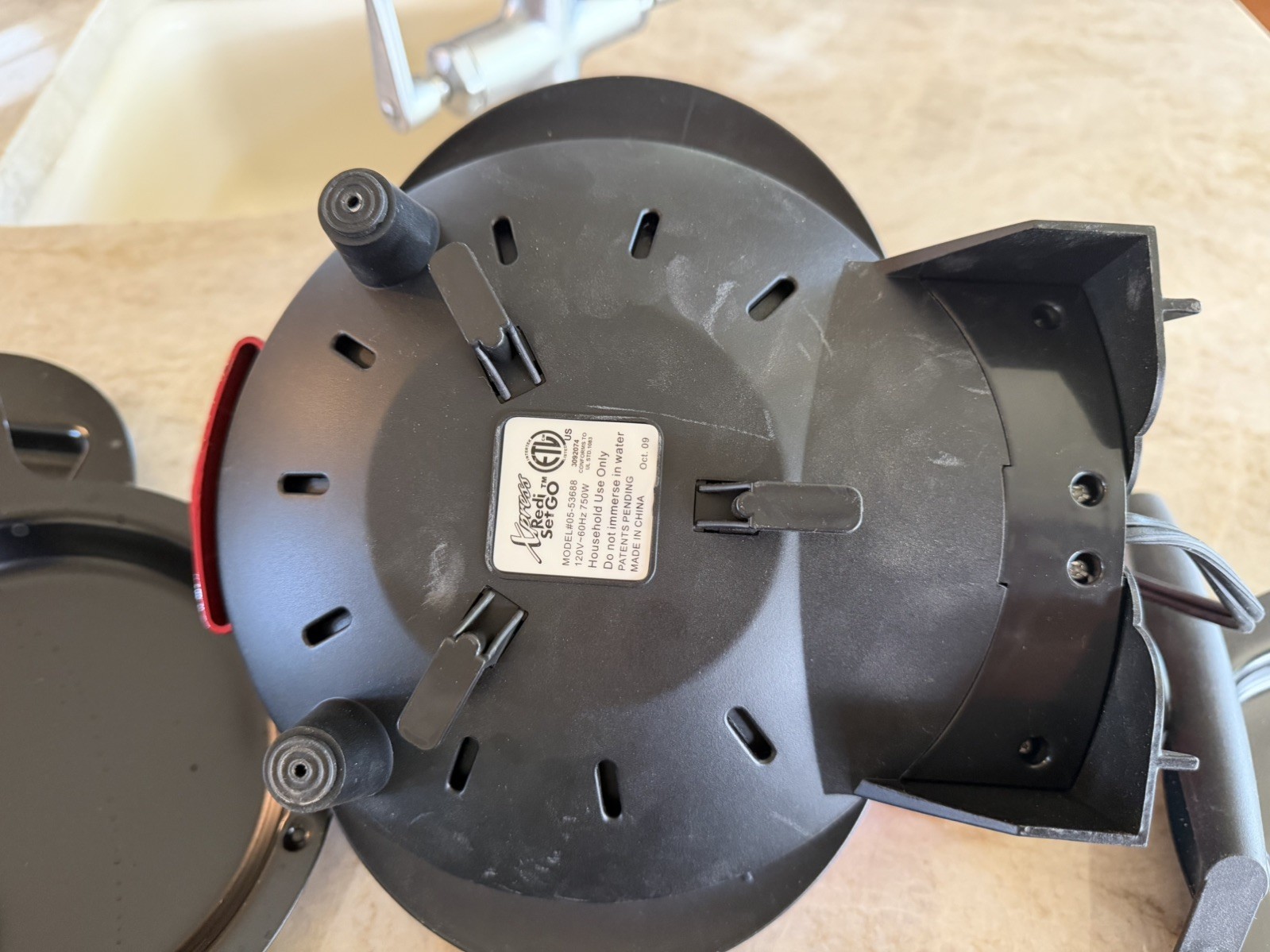 Xpress Redi Set Go Red Cooker (Model 05-53688) NEW NO BOX w 12 Additional Pans!