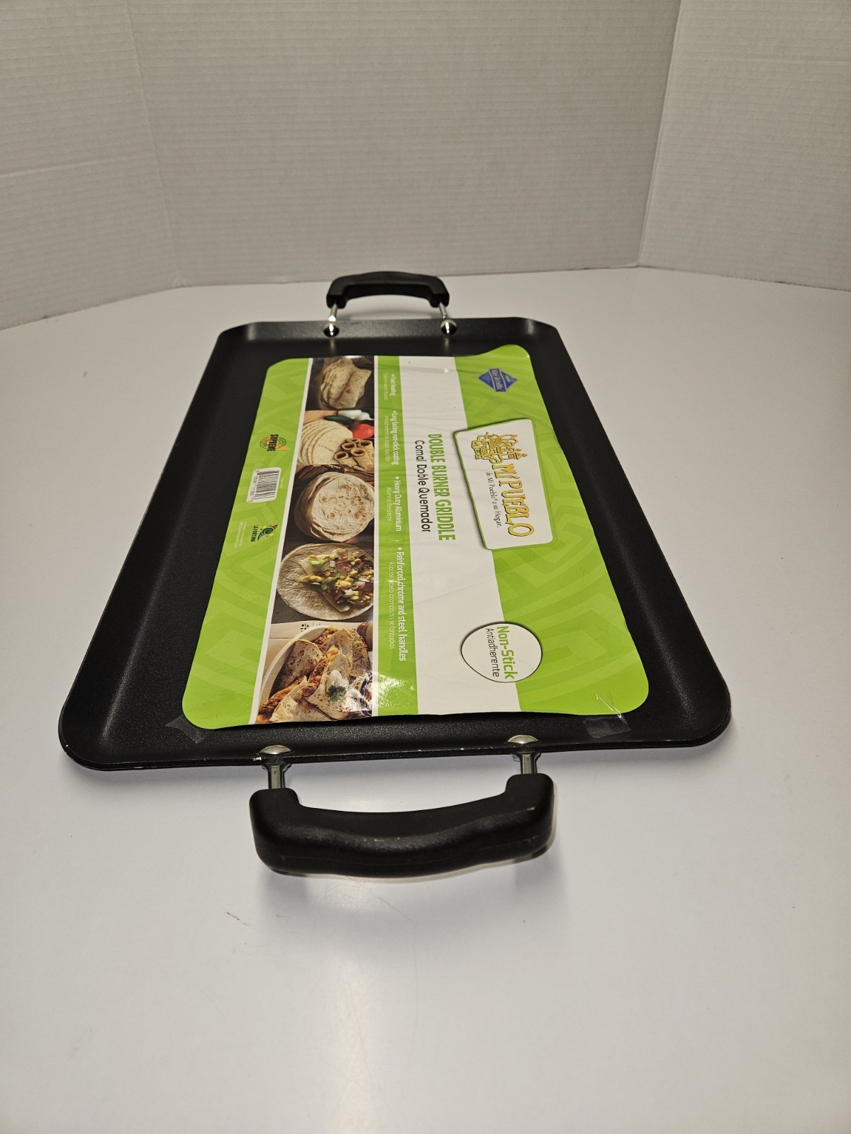 Mi Pueblo Double Burner Griddle Comal Double Quemador 19″x11.5″