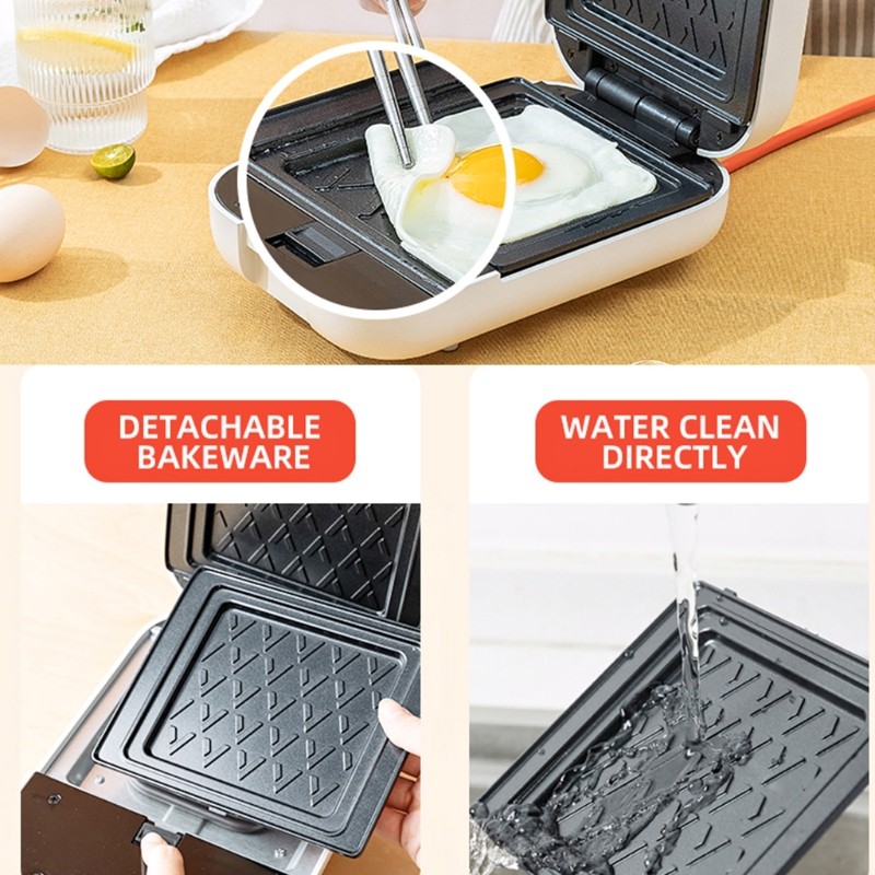 Mini Waffle Takoyaki Maker Non Pancake Cake Breakfast Making Machine