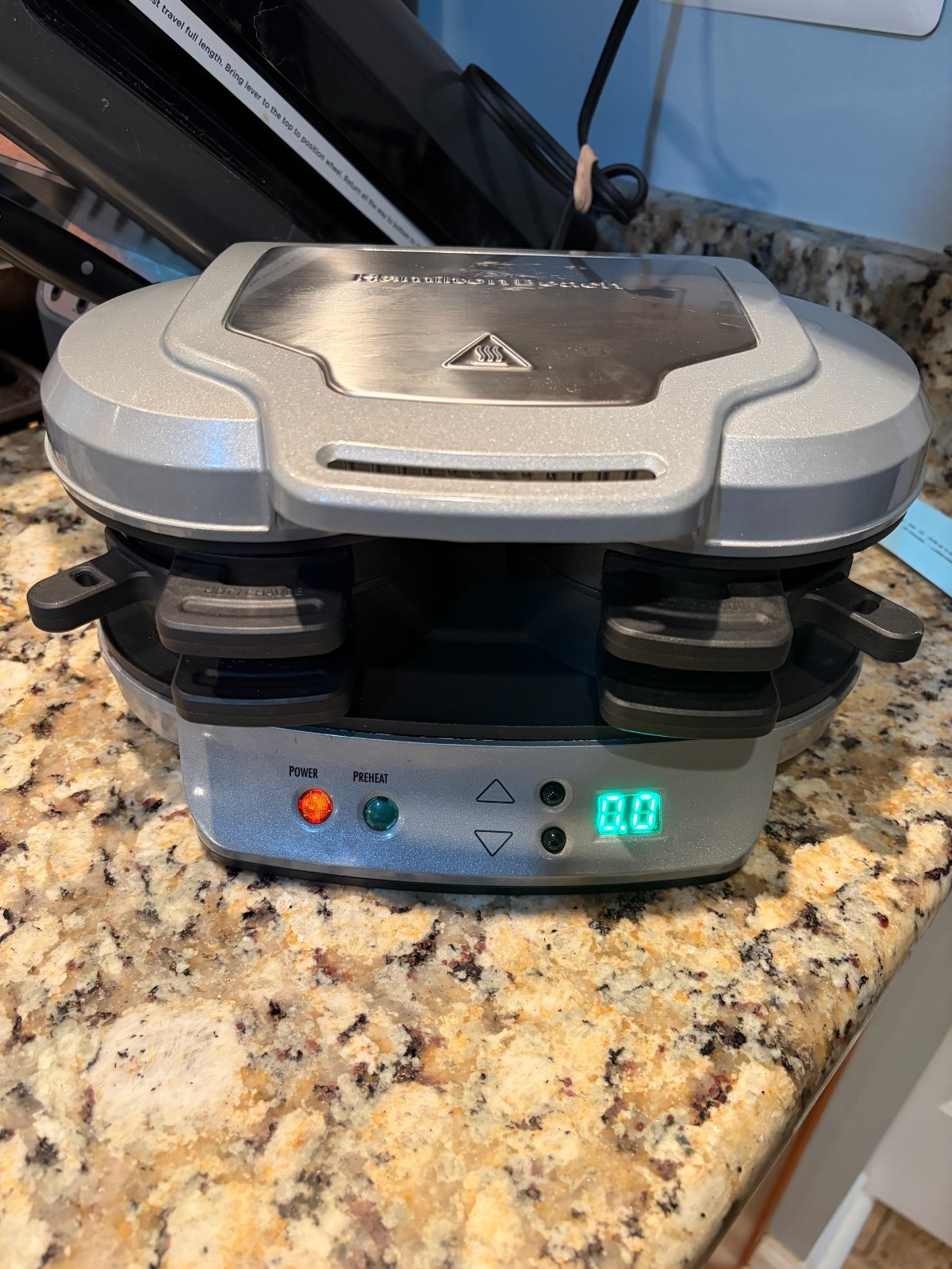 Hamilton Beach 25490 Dual “Breakfast” Sandwich Maker Tested WORKS!